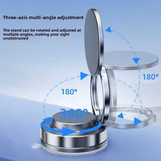 360° Vacuum Suction Foldable Magnetic Phone Holder – Universal Mobile Mount