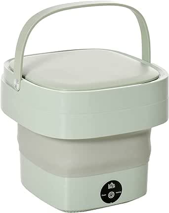 Portable Foldable Mini Washing Machine – USB Rechargeable Compact Washer for Baby Clothes & Travel