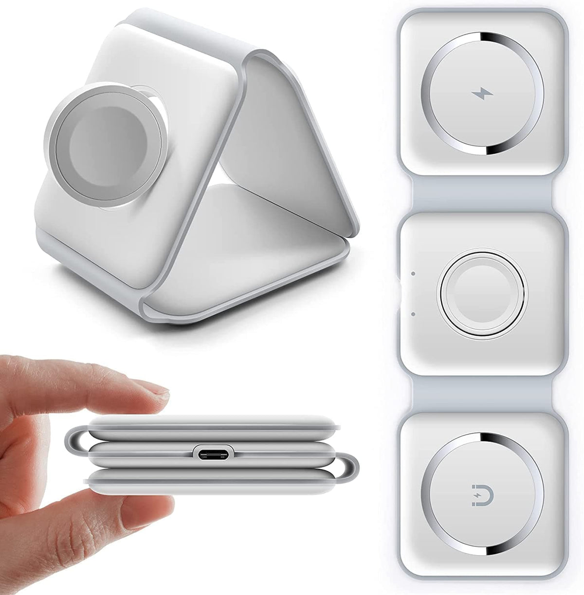 3-in-1 Magnetic Wireless Charging Station