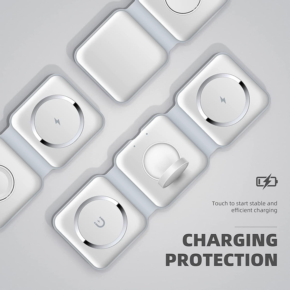 3-in-1 Magnetic Wireless Charging Station