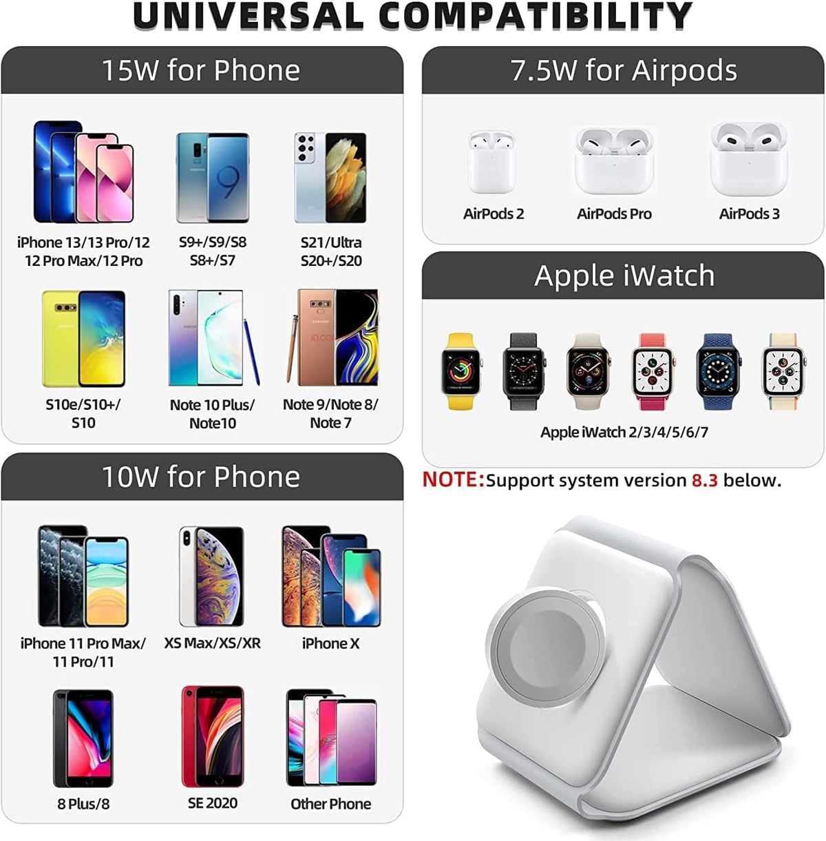 3-in-1 Magnetic Wireless Charging Station