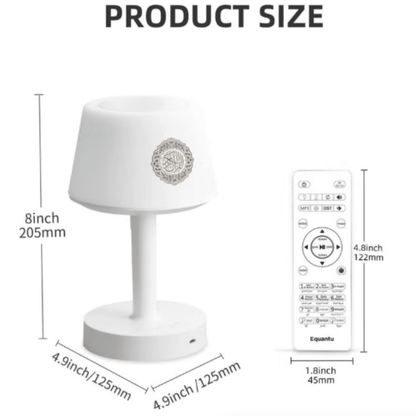 Quran Smart Touch Led Lamp Bluetooth Speaker with Remote