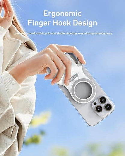TELESIN Magnetic Camera Grip & LED Selfie Light – Pro Content Creator Bundle
