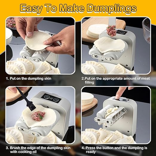 Electric Dumpling Maker – Automatic USB Rechargeable Dumpling Press Machine