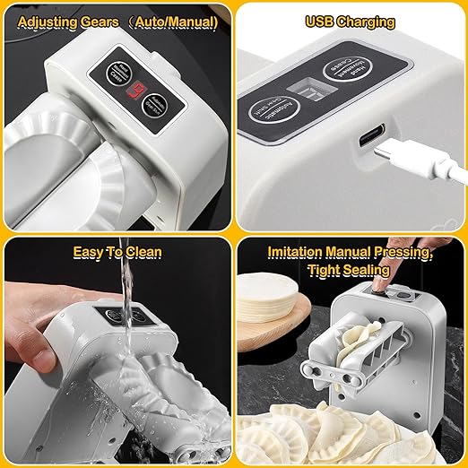 Electric Dumpling Maker – Automatic USB Rechargeable Dumpling Press Machine