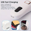 Electric Foot Grinder And Callus Remover, Electric Foot Polisher,  Rechargeable Foot Washing And Pedicure Kit,  Suitable For Cracked Heels And Dead Skin, With 3 Roller Heads