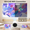 4K HD Mini Smart Projector – WiFi & Bluetooth Home Cinema