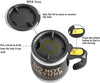 Self Stirring Coffee Mug – Automatic Mixing Stainless Steel Travel Cup